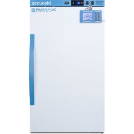 SUMMIT APPLIANCE DIV. Accucold Counter Height Vaccine Refrigerator, 3 Cubic Ft, 19"W x 19"D x 34"H, Solid Door ARS3PVDL2B